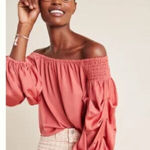 Anthropologie Tula Off-The-Shoulder Blouse